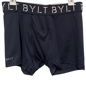 BYLT premium basics flex trunk navy blue NWT